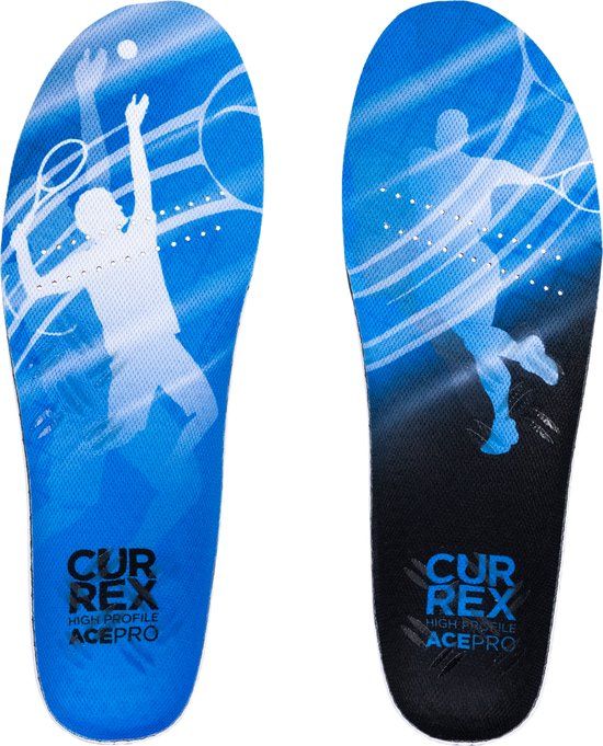 CURREX AcePro High Inlegzooltje - Blauw, Maat 34/36