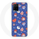Vivo Hoesje voor Vivo Y21s 2021 / Y21 2021 BTS Bangtan Sonyeondan BT21 Kerstmis 2023 Maniacase