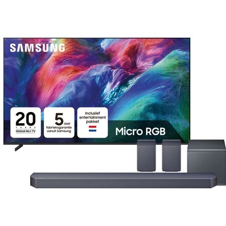 Samsung 65" Micro RGB 4K R86H / Q-series Soundbar HW-Q930H / 65 / 2026