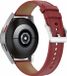By Qubix Garmin By Qubix Luxe Leren Smartwatch Bandje 20mm Bordeaux
