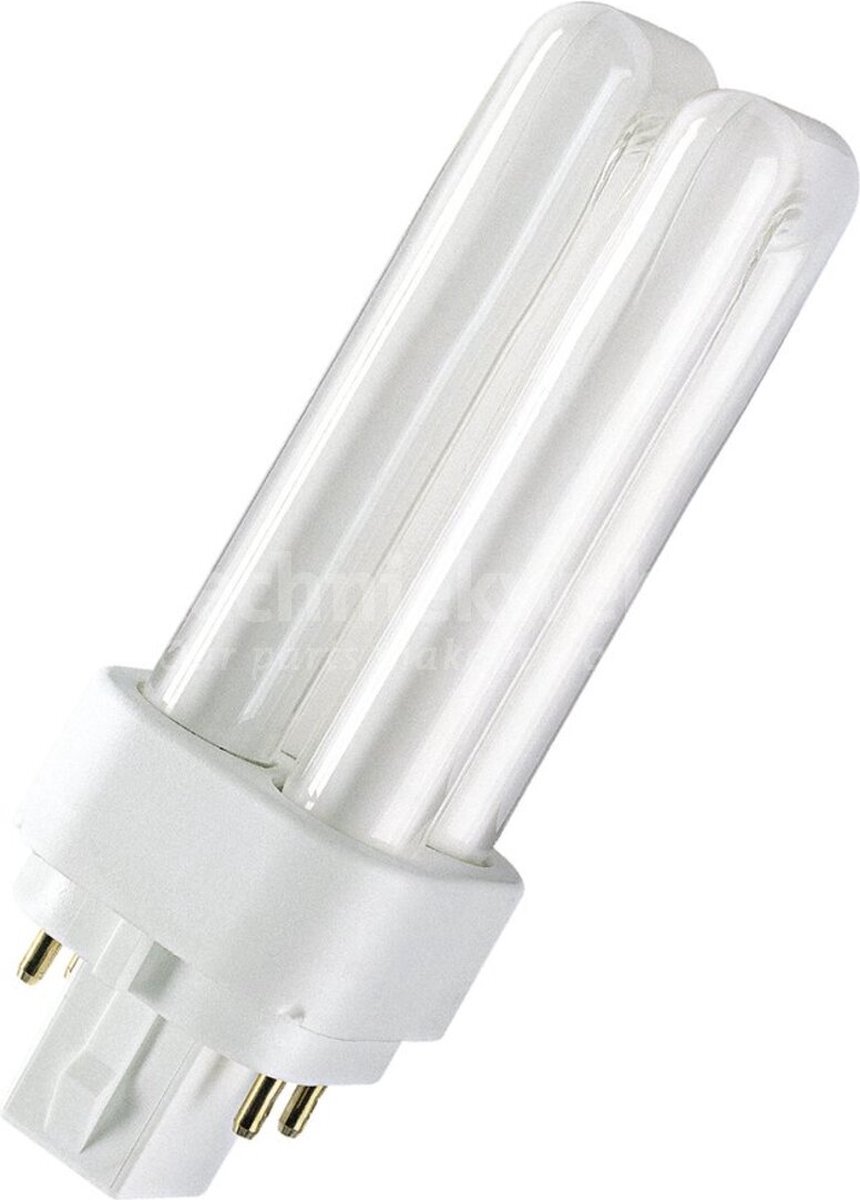 Osram Spaarlamp G24Q-3 165 mm 230 V 26 W 830 Warmwit 4 pin Buis 2 stuks