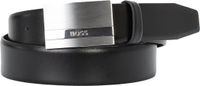 BOSS leren heren riem - zwart