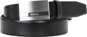 BOSS leren heren riem - zwart