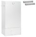 Syfax Rookoven 3 st 44,5 x 29 x 83 cm Verzinkt staal zilver