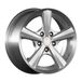 in.pro. FS-616S-5100B35571-serie 5 D&W velg Monza zilver 7x16 5/100 ET35Seat Ibiza (6L), 47-118 kW, bj. 2002-2008