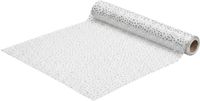 Protecttable Decoratieve tafelloper Net - Zilver met Glitter en Pailletten