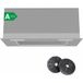 CIARRA hotte sous meuble 60 cm hotte aspirante A+++ 704 m³/h évacuation & recyclage VM6926AS filtres à graisse & filtres à charbon actif pour hotte encastrable en acier inoxydable