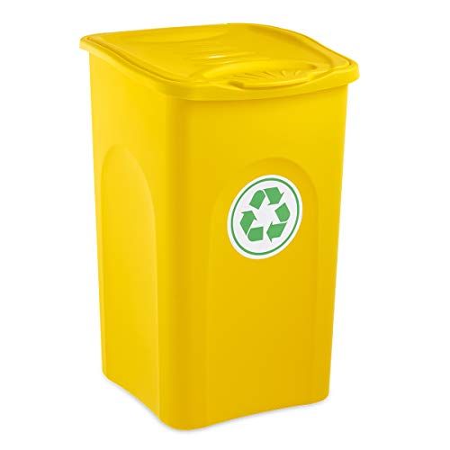 Stefanplast Begreen Bin, 50 L, Geel