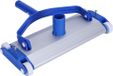 SIQUA Aluminium zwembadreiniger met vier wielen en sleepborstel, aansluiting op zuigslang Ø38 mm, lengte 45 cm.