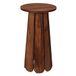 HOME DECO FACTORY, HD0350, salontafel D30 cm, model Will, Softness collectie, meubel, tafel en bureau, console en kussen, 30x55x30 cm, bruin