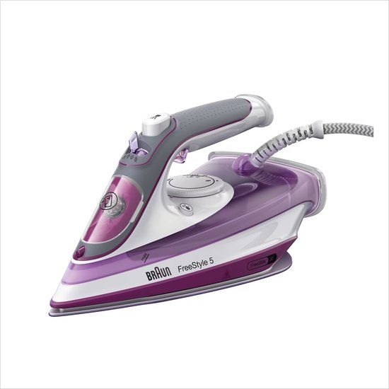 Braun TexStyle 5 SI 5037 VI Stoomstrijkijzer - Paars