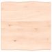 VidaXL Tafelblad Natuurlijke Rand Massief Eikenhout 40x40x(2-4) cm