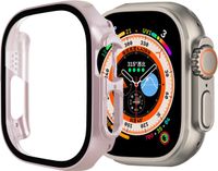 By Qubix Qubix Apple Watch Ultra Case Rosé Goud 49mm met Screenprotector