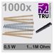 Tru Components TC-12888480 T22P083 Metaalfilmweerstand assortiment – Axiaal bedraad – 0.5 W – 1 % – 1000 stuk(s)