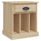 VidaXL Nachtkastjes 2 st 43x36x50 cm Sonoma eikenkleurig