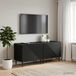 Maison Exclusive - Meuble TV, noir, en panneaux de particules