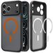 Spigen Ultra Hybrid MagFit Case voor Apple iPhone 18 Pro / 17 Pro - Zwart Oranje
