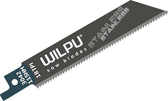 Buildalot Wilpu Reciprozaagblad 3042/115 HM - Geschikt voor RVS platen en profielen - Bosch S518EHM (set van 2)