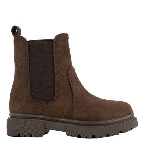Graceland suèdelook enkelboots - bruin
