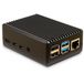 Inter-Tech ODS-716 Boîtier pour Raspberry Pi 4 (Modèle B) - Aluminium Noir