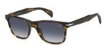 David Beckham DB 1197/S Lunettes De Soleil Homme Havane Rectangles Bleu 54mm