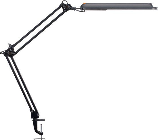 MAULatlantic LED Desk Lamp - Black - 77 x 7 x 38 cm - Table Clamp