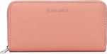 Eleganci® Portefeuille zippé pour femme similicuir rose