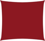 vidaXL Zonnescherm vierkant 2x2 m Oxford stof rood