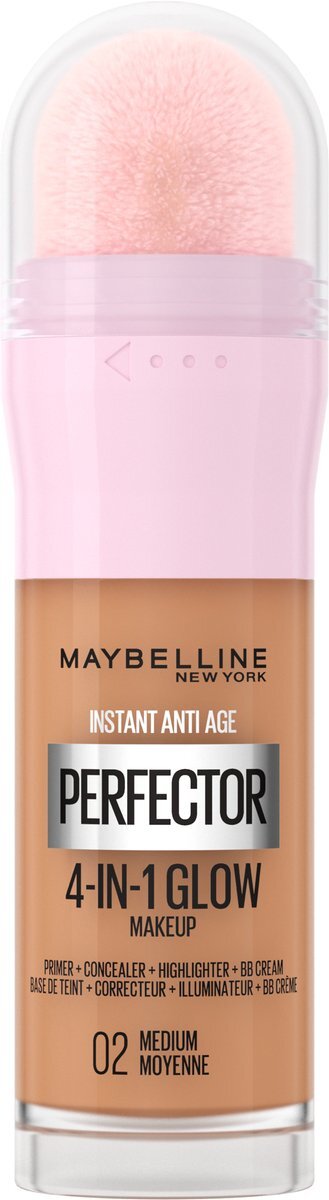 Maybelline New York - Instant Anti-Age Perfector 4-in-1 Glow - Medium - Primer, Concealer, Highlighter en BB-Cream in één - 20 ml