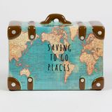 Wereldkaarten.nl Sass & Belle Spaarpot met wereldkaart