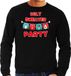 Bellatio Decorations Shoppartners Bv Ugly sweater party Kerst sweater / Kerst trui zwart voor heren - Kerstkleding / Christmas outfit L