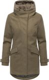 Ragwear Dames Winterjas Mocca 3XL