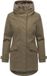 Ragwear Dames Winterjas Mocca 3XL