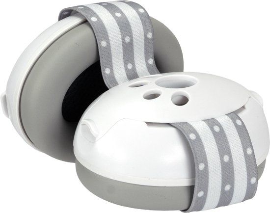 Titanium Baby Gehoorbescherming - Grijs/Wit - 25 dB