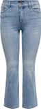 ONLY CARMAKOMA CARSALLY HW SK FLARED DNM BJ759 Dames Jeans
