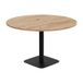 Eloise Table de réunion ronde 120 cm épaisseur 25 mm sur pied rond central