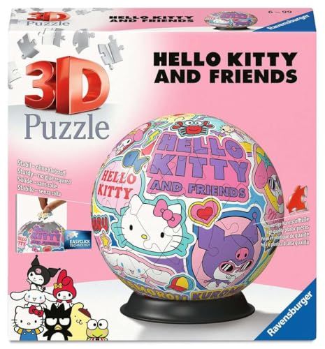 Ravensburger 3D Puzzle 11630 - Puzzelbal Hello Kitty