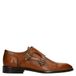 Manfield leren veterschoen cognac