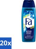 Fa Men Gel douche Active Sport Green Citrus 250 ml (20 pièces)