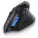 CSL Verticale muis, draadloos met Bluetooth 4.0 en 2,4 GHz, ergonomische muis met multimedia-draaiknop, 800-1600 dpi, 500 mAh batterij, zwart