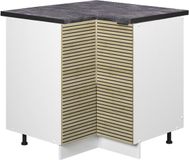 Vicco Fame-Line Hoekkast – 80.5 cm, WB Antraciet Eiken paneel
