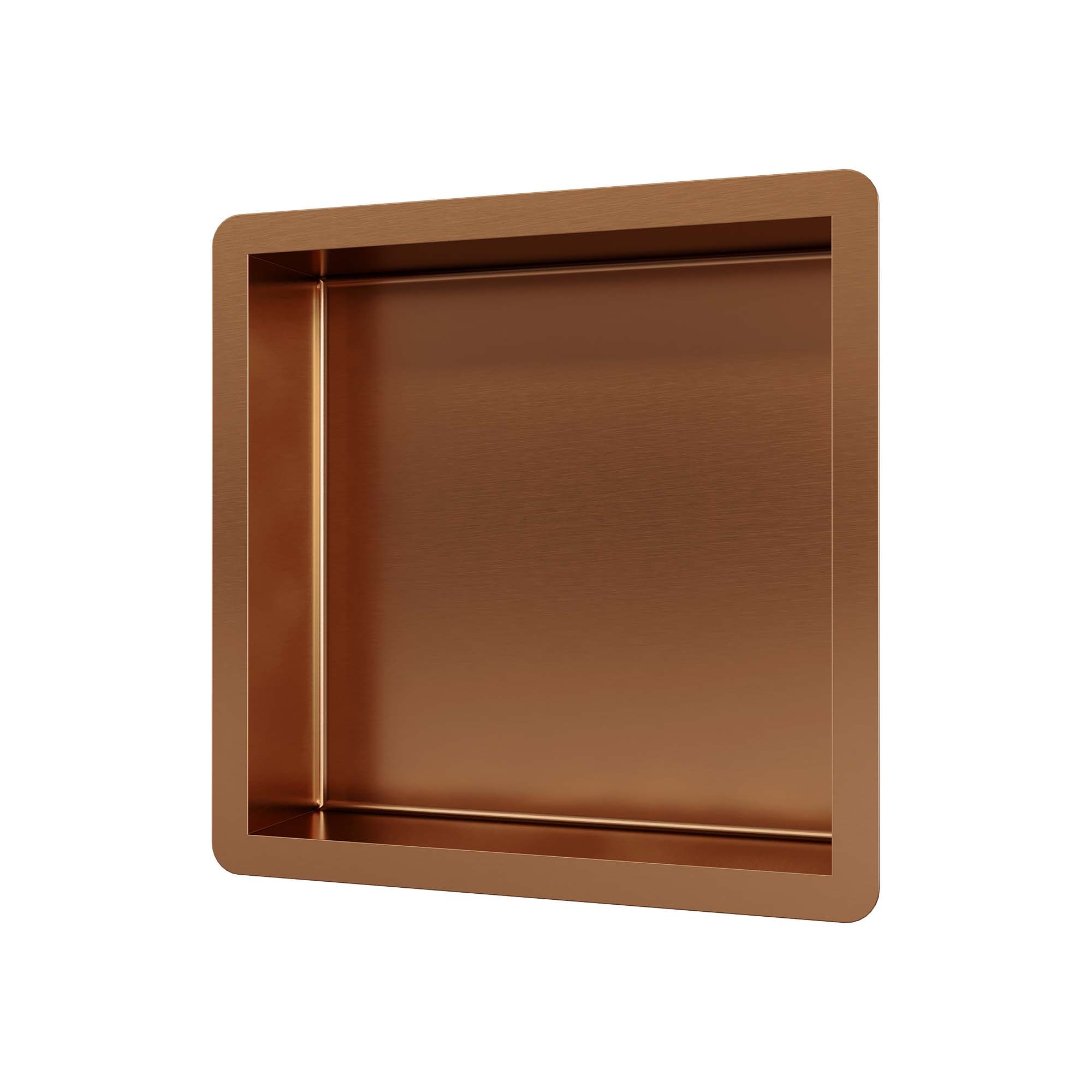 Brauer Copper Edition Inbouwnis - 30x30cm - Koper geborsteld PVD