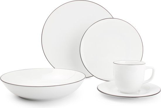 Servies 20-delig wit Puro 2