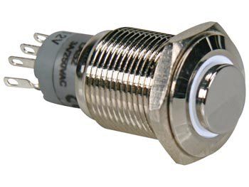 VS-ELECTRONIC 300625 drukschakelaar, 0,5 A/230 V, SPDT, wit R1710W