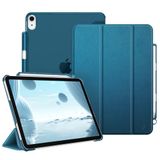 Fintie Hoes voor iPad Air 11 inch (M3) 2025 / (M2) 2024, iPad Air 5e/4e gen (2022-2020) met penhouder, ultradunne lichte beschermhoes met transparante achterkant, Middernacht Blauw
