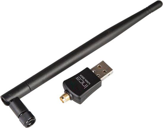 INCA IUWA-300X - USB WiFi Adapter - 300 Mbps - Zwart