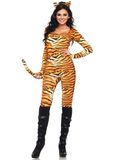 Leg Avenue 83895 - Wild Tigress Kostüm Set, Größe M/L, orange/schwarz