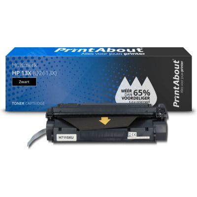 PrintAbout Compatible HP 13X (Q2613X) Black Toner Cartridge - High Yield