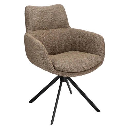 Wehkamp Home Armstoel Sabi Microleder Bull Graphite 66 Leg Black 360° Return-system Sabi