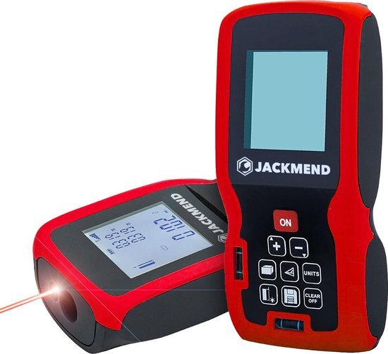 JACKMEND Professionele Laserafstandmeter met 100 Meter Bereik